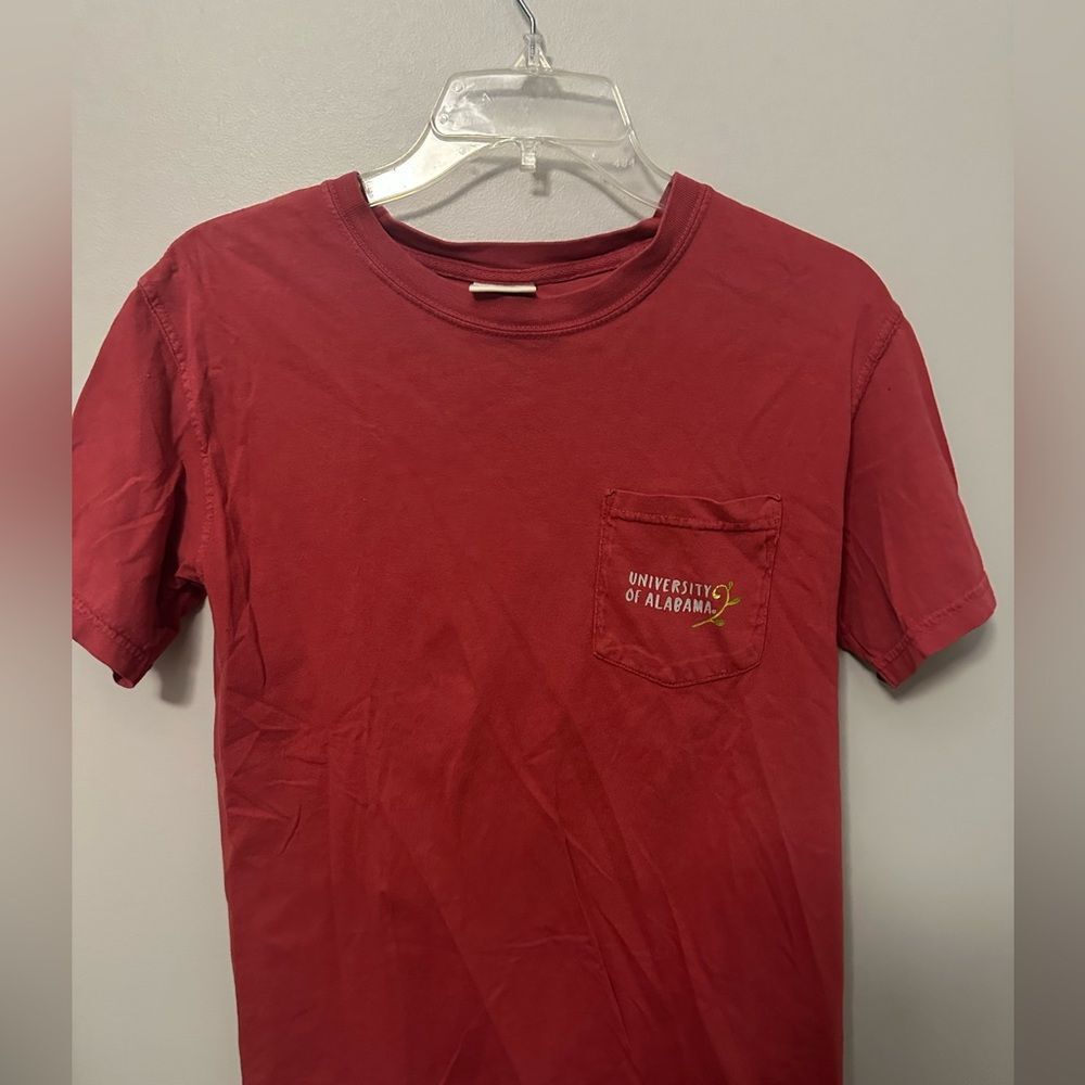 Comfort Colors Alabama Crimson Tide T-shirt with graffiti elephant size small